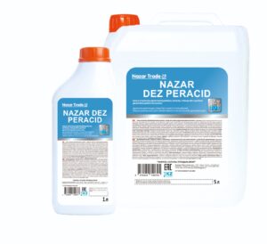 NAZAR DEZ PERACID
Дезинфицирующее средство для эффективной и безопасной дезинфекции