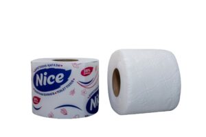 Туалетная бумага двухслойная Nice (23м-1шт) (10шт в упаковке)