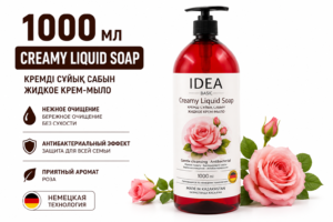 Крем-мыло IDEA BASIC Роза, 1000 мл