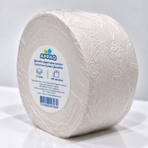Туалетная бумага APPAQ Джамбо, 2 слоя, 180 м